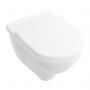 Villeroy & Boch O.novo Rimless Wall Hung Toilet White Alpin - Soft Close Seat