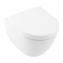Villeroy & Boch Subway 2.0 Compact Rimless Wall Hung Toilet White Alpin - Soft Close Seat