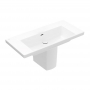 Villeroy & Boch Subway 3.0 Basin and Semi Pedestal 1000mm Wide - 0 Tap Hole