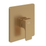 Villeroy & Boch Subway 3.0 Square Concealed Shower Valve Single Outlet - Brushed Gold