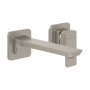 Villeroy & Boch Subway 3.0 Wall Mounted Basin Mixer Tap without Waste - Brushed Nickel Matt