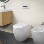 Villeroy & Boch Subway 3.0 Rimless Back to Wall Toilet with TwistFlush White Alpin - Slim Soft Close Seat