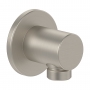 Villeroy & Boch Universal Round Shower Wall Outlet - Brushed Nickel Matt
