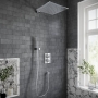 Villeroy & Boch Universal Dual Concealed Mixer Shower with Shower Handset and 350mm Square Fixed Head - Chrome