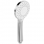 Villeroy & Boch Universal Round Three Function Shower Handset - Chrome