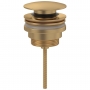 Villeroy & Boch Universal Push Open Basin Waste - Brushed Gold