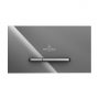 Villeroy & Boch ViConnect Angular Dual Button Toilet Flush Plate - Glass Glossy Grey