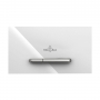 Villeroy & Boch ViConnect Angular Dual Button Toilet Flush Plate - Glass Glossy White