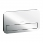 Villeroy & Boch ViConnect Flat Dual Button Toilet Flush Plate - Chrome