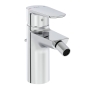 Vitra Flow Soft Bidet Mixer Tap with Pop-up Waste - Chrome