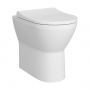 VitrA Integra Round Rimless Comfort Height Back-to-Wall Toilet (inc Slim Seat)