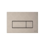 Vitra Loop Square Dual Flush Plate - Brushed Nickel