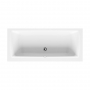 Vitra Neon Double Ended Rectangular Bath 1800mm x 800mm 0 Tap Hole