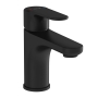 Vitra Root Round Compact Basin Mixer Tap - Matt Black