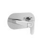 Vitra Root Basin Mixer Tap Wall Mounted - Chrome