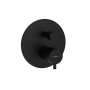 Vitra Round Thermostatic Concealed Shower Valve 2 Outlet - Matte Black