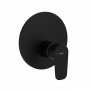 Vitra Round Thermostatic Concealed Shower Valve Single Outlet - Matte Black