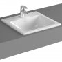 Vitra S20 Compact Countertop Basin with Front Overflow 450mm Wide - 1 Tap Hole