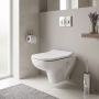 VitrA S20 Square Compact Smoothflush Rimless Wall Hung Toilet (inc Soft Close Seat)