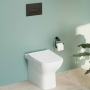 Vitra S20 Square Smoothflush Back to Wall Toilet - Slim Soft Close Seat