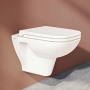 VitrA S20 Compact Short Projection Wall Hung Toilet (inc Seat)