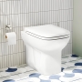 Vitra S20 Back to Wall Toilet - Soft Close Seat