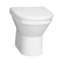 Vitra S50 Back To Wall Toilet Pan - Soft Close Seat