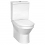 Vitra S50 Fully Back to Wall Close Coupled Toilet Push Button Cistern - Soft Close Seat