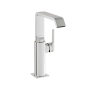 Vitra Suit Single Lever Side Action Tall Basin Mixer Tap - Chrome