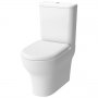Vitra Zentrum Close Coupled BTW Toilet Push Button Cistern - Standard Seat