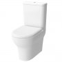 Vitra Zentrum Close Coupled BTW Toilet Push Button Cistern - Quick Release Soft Close Seat