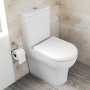 VitrA Zentrum Smoothflush Rimless Closed Back Close Coupled Toilet (inc Seat)