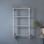 Vogue Ballerina Wall Mounted Brass Chrome Traditional Towel Rail