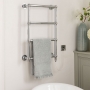 Vogue Ballerina Electric Wall Mounted Heated Towel Rail 748mm H x 498mm W - Chrome