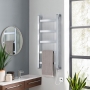 Vogue Boxa Electric Chrome Designer Heated Ladder Towel Rail