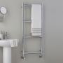 Vogue Grace Chrome Heated Ladder Towel Rail