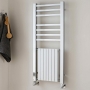 Vogue Quadrate Harmonique Designer Heated Towel Rail 1200mm H x 500mm W - Chrome