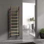 Vogue Rhomba Matt Bronze Designer Aluminium Ladder Towel Rail