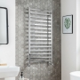 Vogue Serene Chrome Square Tube Designer Ladder Towel Rail