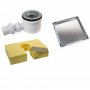 Wetroom Innovations PCS Underlay Plus Horizontal Drain Kit with Tile Insert Grate