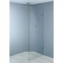 Wetroom Innovations Hinged Wet Room Screen 1990mm H x 400mm W - 10mm Glass
