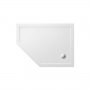 Britton Zamori LH Offset Pentangle Shower Tray 1200mm x 900mm - White