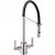 Abode Atlas Professional Monobloc Pull Out Kitchen Sink Mixer Tap - Brushed Nickel