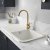 Abode Dune 1.0 Bowl Granite Kitchen Sink with Reversible Drainer 1000mm L x 500mm W - Frost White