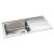 Abode Ixis 1.0 Bowl Inset Kitchen Sink 1000mm L x 500mm W - Stainless Steel