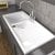 Abode Milford 1.5 Bowl Ceramic Kitchen Sink with Reversible Drainer 1000mm L x 500mm W - White