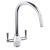 Abode Neron 1.0 Bowl Inset Kitchen Sink with Astral Sink Tap 1000mm L x 500mm W - Stainless Steel