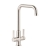 Abode Pico Quad Monobloc Kitchen Sink Mixer Tap - Brushed Nickel