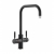 Abode Prostyle 3 IN 1 Quad Spout Monobloc Kitchen Sink Mixer Tap - Matt Black