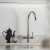 Abode Prothia 3 IN 1 Swan Spout Slimline Monobloc Kitchen Sink Mixer Tap - Chrome